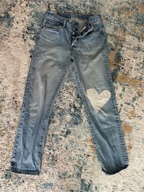 Levi’s Women's Heart Patch Jeans